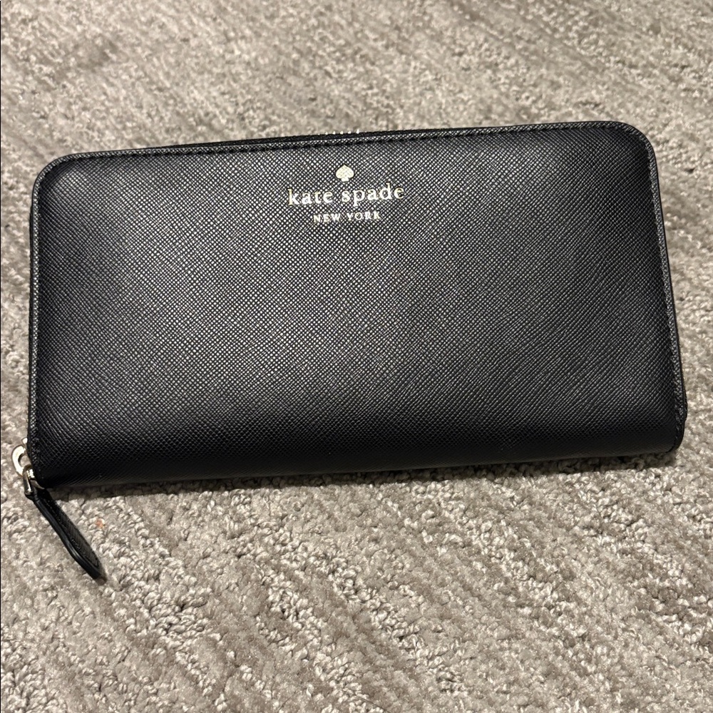 Kate Spade Schuyler Black Large Continental Wallet